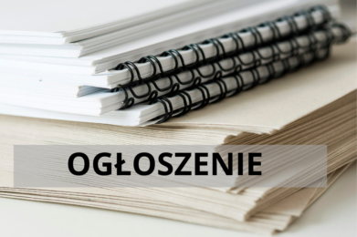 OGŁOSZENIE