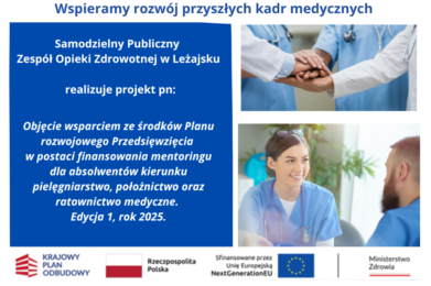 Mentoring dla absolwentów kierunku pielęgniarstwo