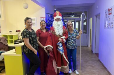 Mikołaj zawitał do naszego szpitala!