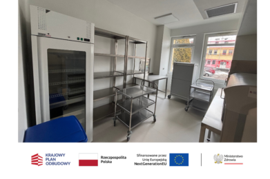 Zakończenie prac adaptacyjnych związanych z utworzeniem Pracowni żywienia pozajelitowego