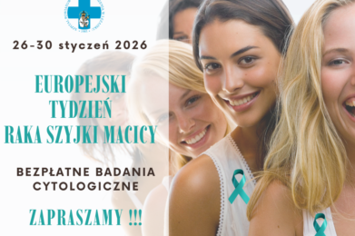 Bezpłatne badania cytologiczne w ramach Europejskiego Tygodnia Raka Szyjki Macicy