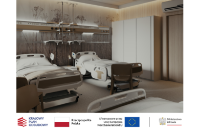 Wizualizacja wnętrz Zakładu Opiekuńczo Leczniczego