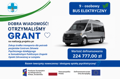 Grant na zakup busa do transportu pacjentów do Oddziału Dziennego CZP