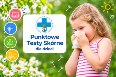 Punktowe testy skórne w Oddziale Dziecięcym