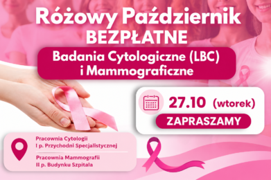 Bezpłatna cytologia płynna (LBC) oraz mammografia